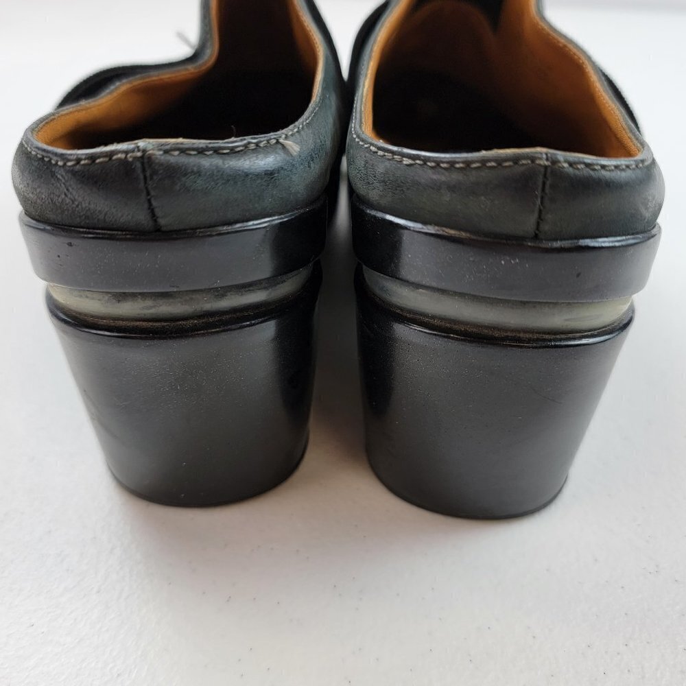 Cole Haan Air Sara Clogs Black Suede Patform Mules Women's Size 9.5 B - Picture 7 of 11